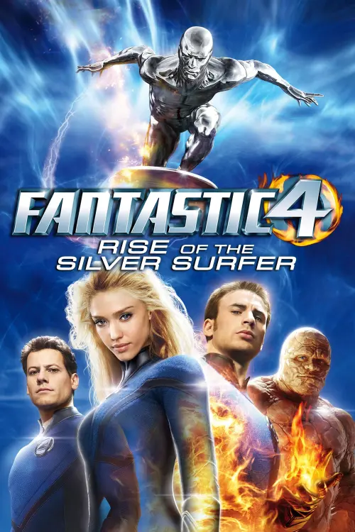 Movie poster "Fantastic Four: Rise of the Silver Surfer"