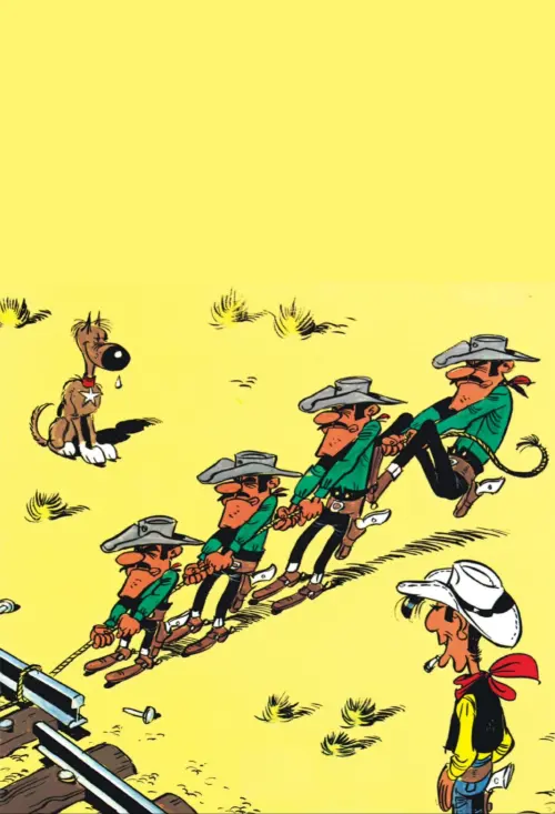 Movie poster "Lucky Luke: The Ballad of the Daltons"