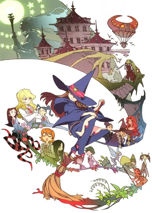 Movie poster "Little Witch Academia"