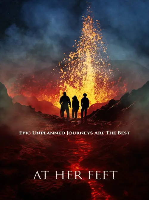 Movie poster "AT HER FEET"