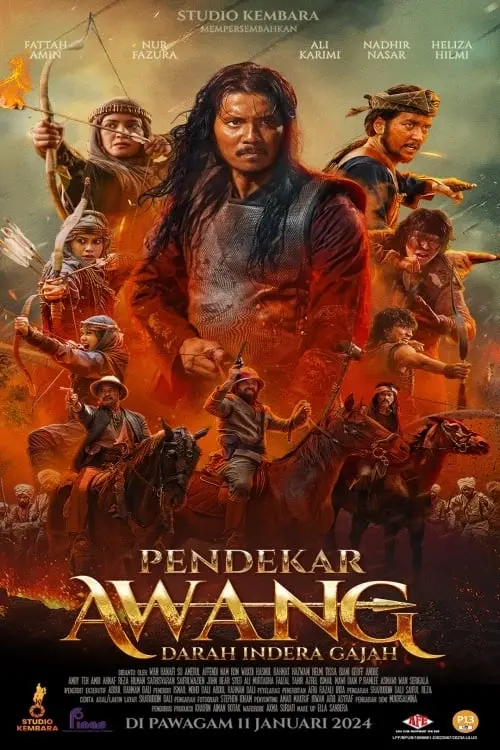 Movie poster "Pendekar Awang: Darah Indera Gajah"