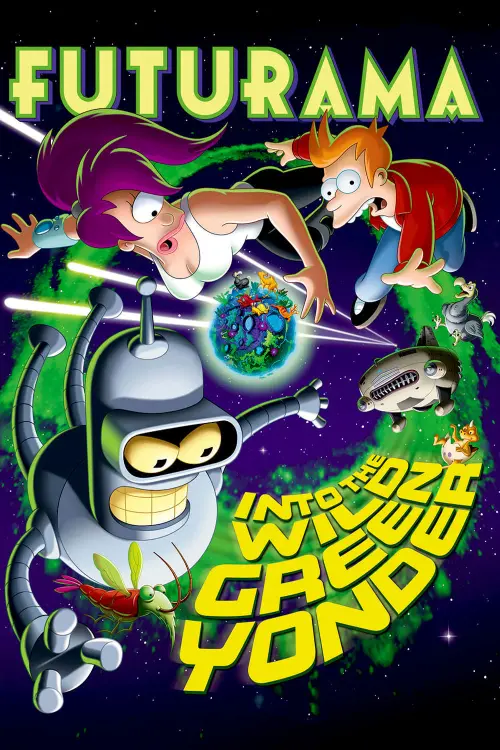 Movie poster "Futurama: Into the Wild Green Yonder"