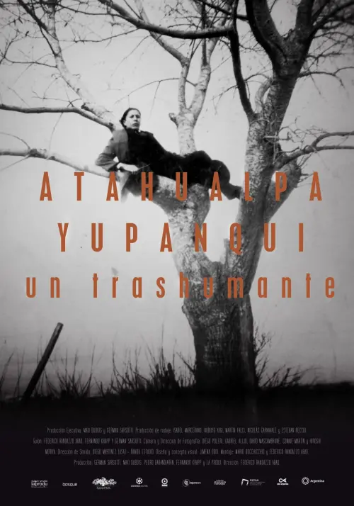 Movie poster "Atahualpa Yupanqui, un trashumante"