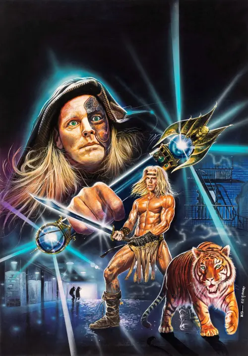 Movie poster "Beastmaster 2: Through the Portal of Time"