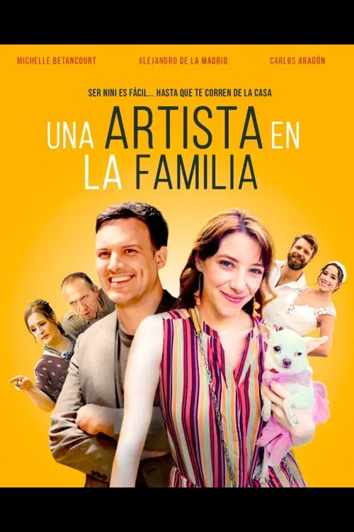 Movie poster "Una artista en la familia"