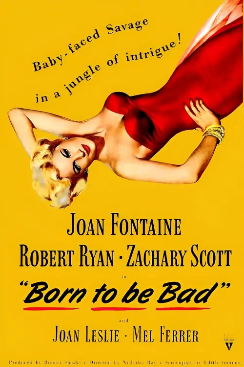 Movie poster "Born to Be Bad"