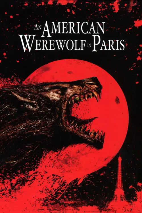 Movie poster "An American Werewolf in Paris"