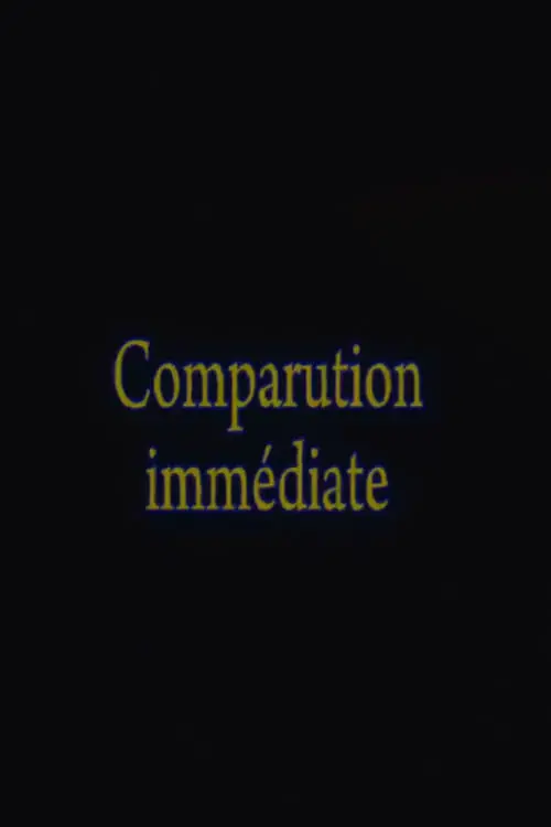 Movie poster "Comparution Immédiate"