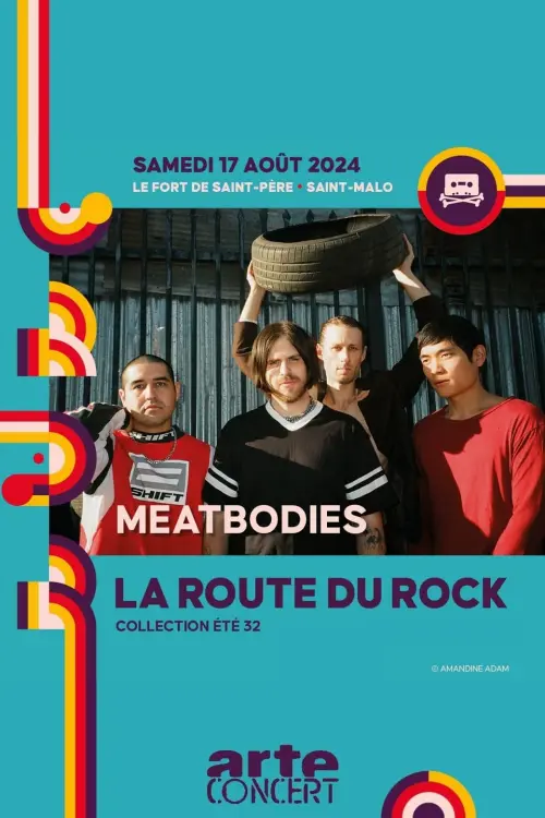 Movie poster "Meatbodies - La Route du Rock 2024"