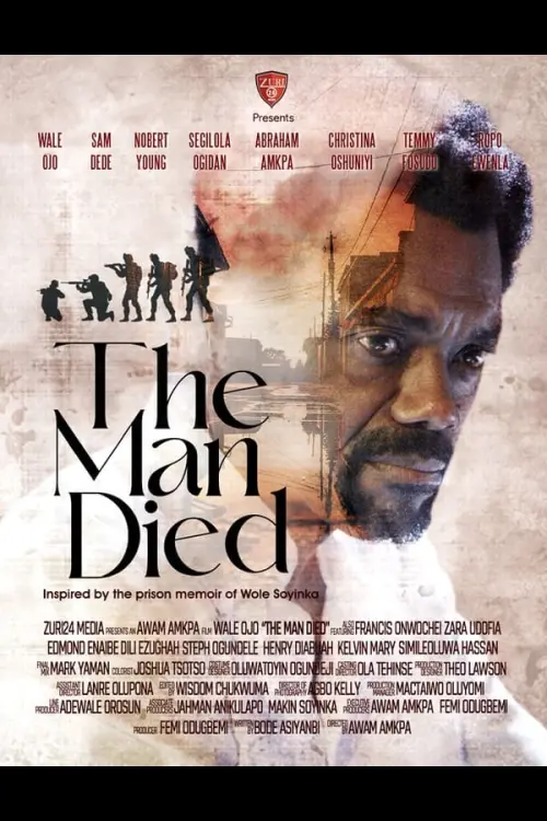 Movie poster "The Man Died"