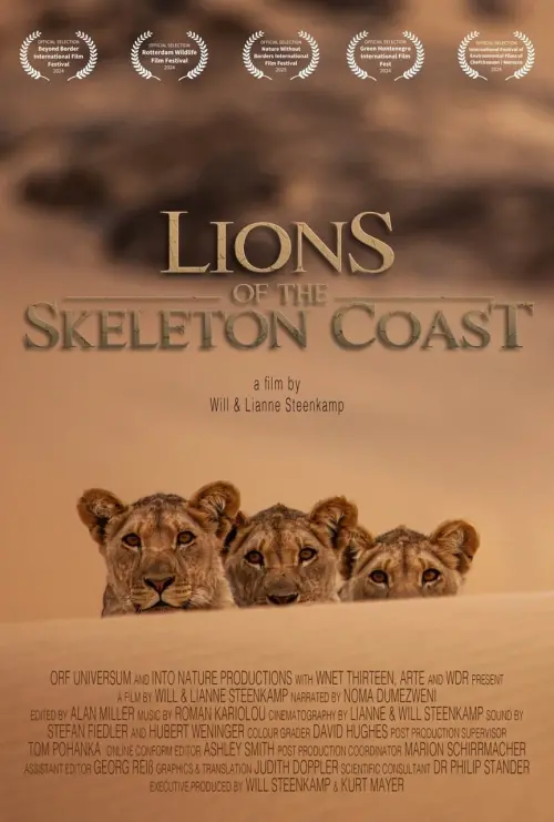 Movie poster "Lions of the Skeleton Coast"