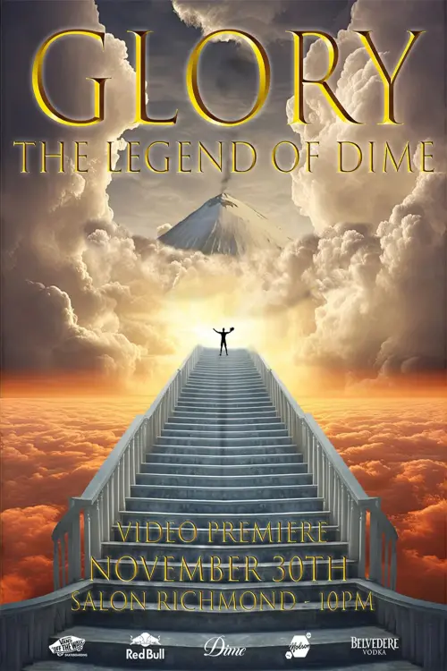 Movie poster "GLORY: The Legend of Dime"