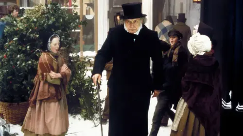 Watch film A Christmas Carol | Christmas Carol 1984 - Scrooge explains clothing...