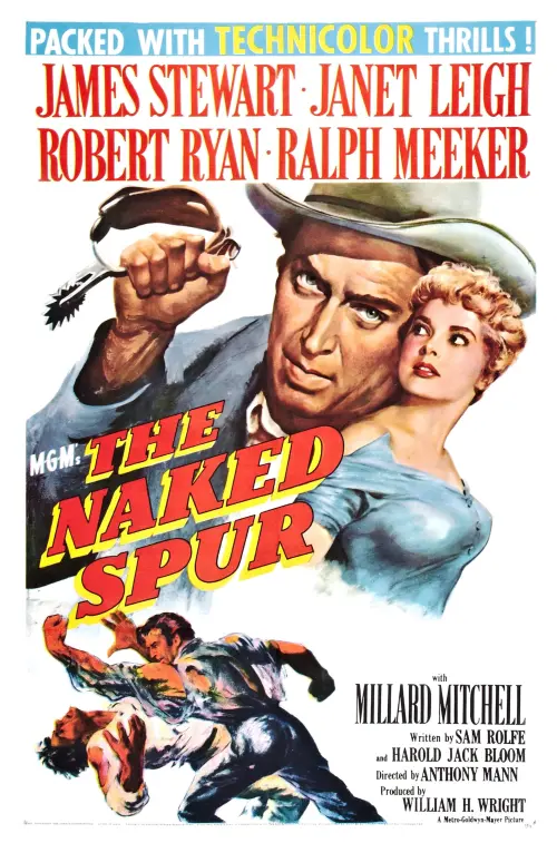 Movie poster "The Naked Spur"