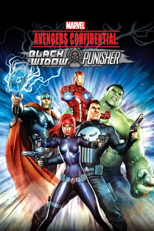 Movie poster "Avengers Confidential: Black Widow & Punisher"