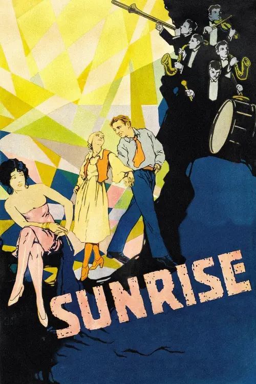 Movie poster "Sunrise: A Song of Two Humans"