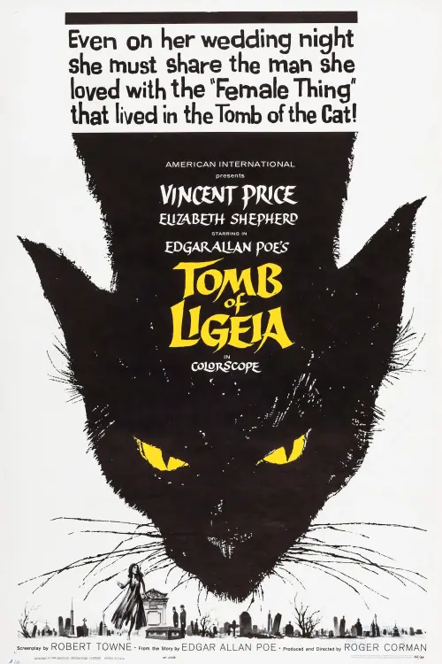 Movie poster "The Tomb of Ligeia"