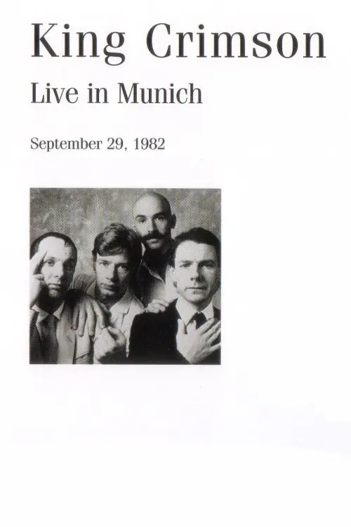 Movie poster "King Crimson: Live in Munich, 1982"