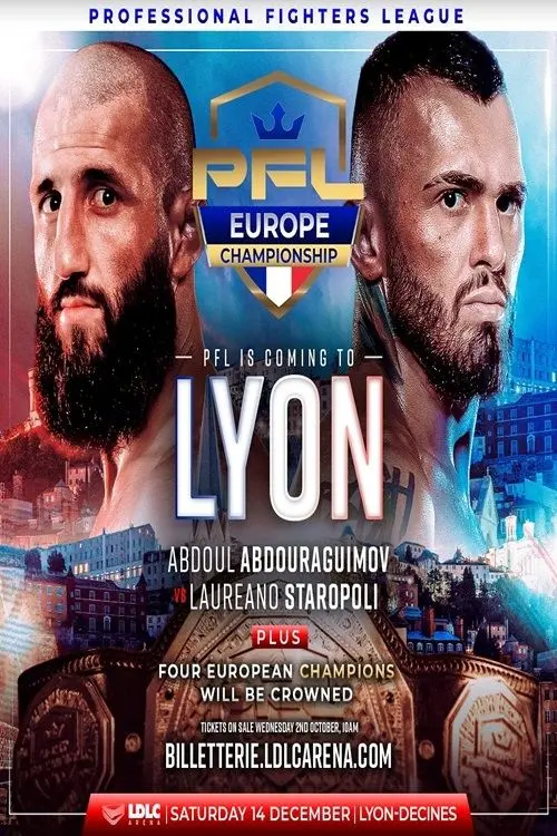 Movie poster "PFL Europe 4: 2024 Finals"