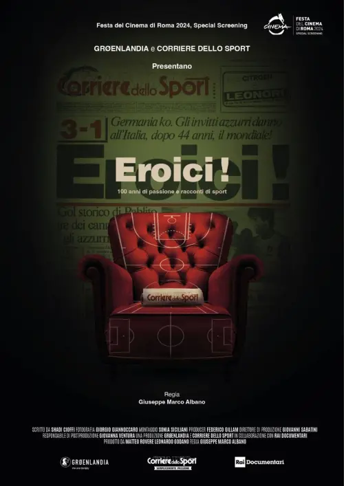 Movie poster "Eroici! 100 anni di passione e racconti di sport"