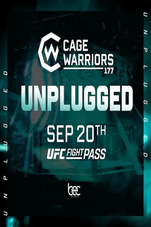 Movie poster "Cage Warriors 177: Unplugged"