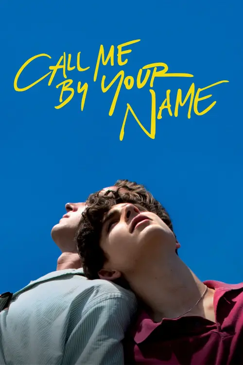 Movie poster "Call Me by Your Name"