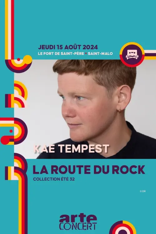 Movie poster "Kae Tempest - La Route du Rock 2024"