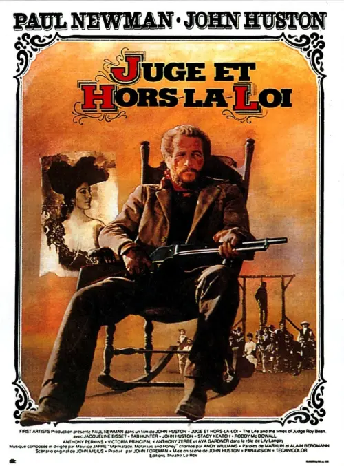 Movie poster "The Life and Times of Judge Roy Bean"