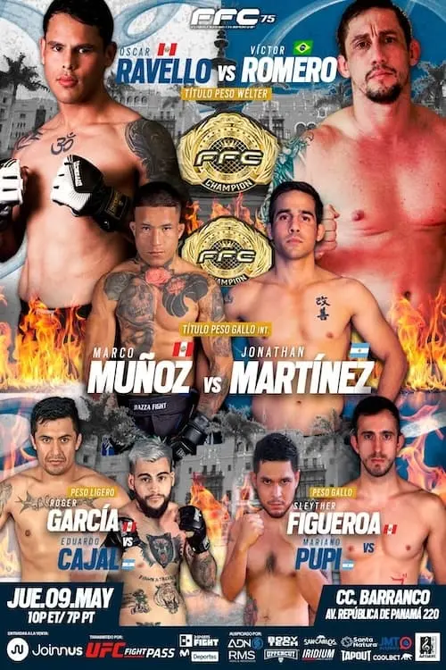 Movie poster "FFC 75: Ravello vs. Romero"