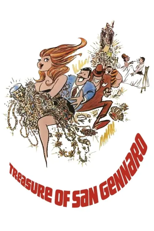 Movie poster "The Treasure of San Gennaro"