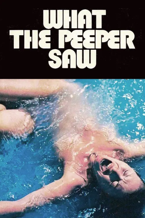 Movie poster "What the Peeper Saw"