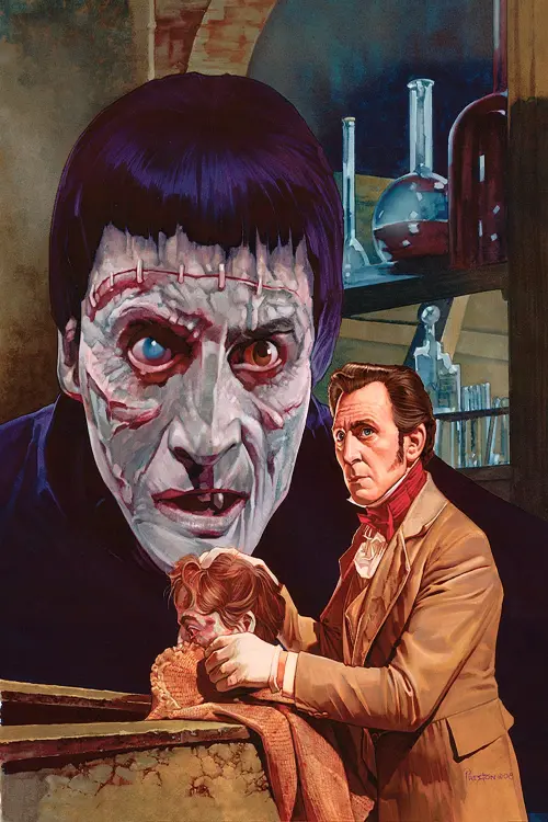 Movie poster "The Curse of Frankenstein"