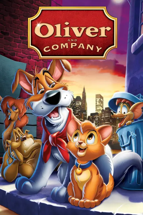 Movie poster "Oliver & Company"