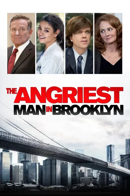 Movie poster "The Angriest Man in Brooklyn"