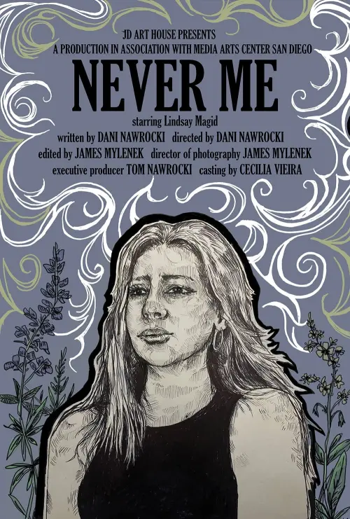 Movie poster "Never Me"