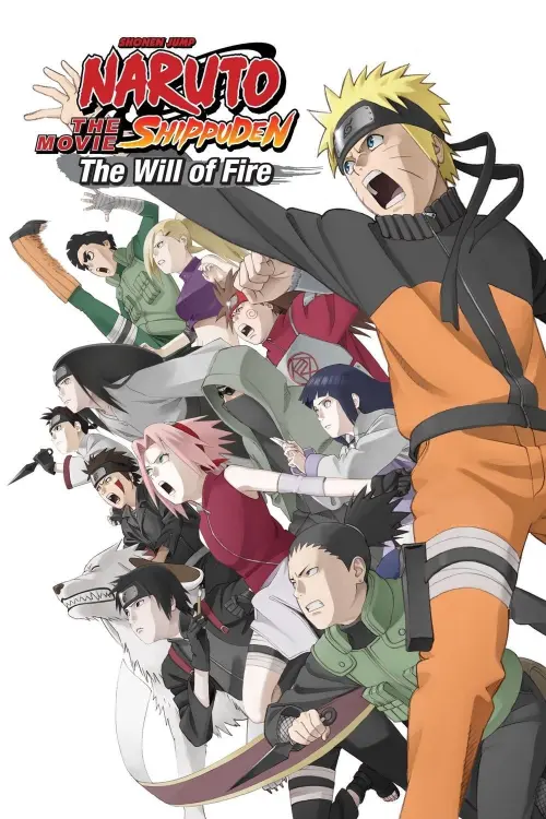 Movie poster "Naruto Shippuden the Movie: The Will of Fire"