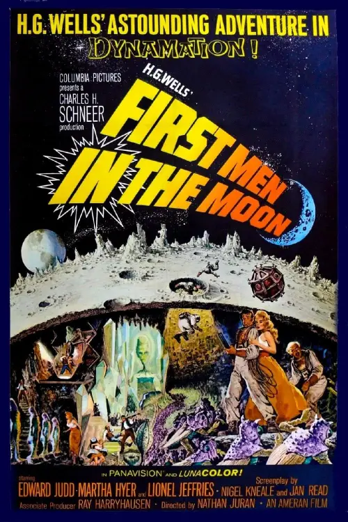 Movie poster "First Men in the Moon"