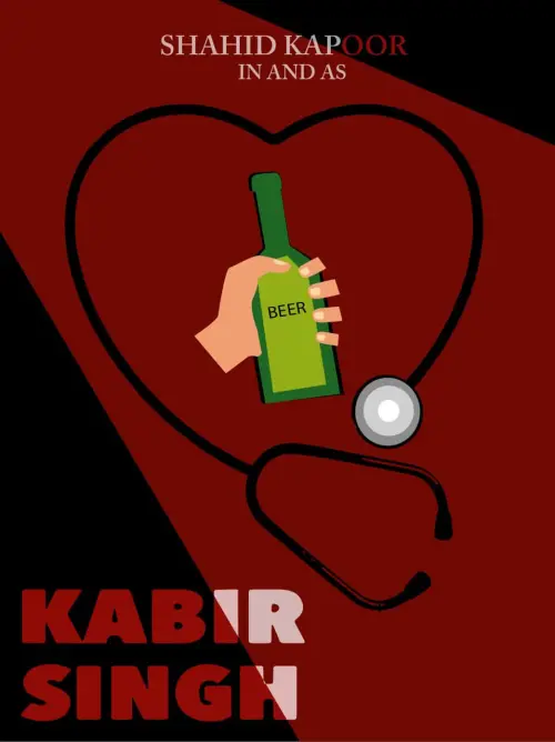 Movie poster "Kabir Singh"