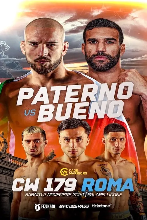 Movie poster "Cage Warriors 179: Rome"