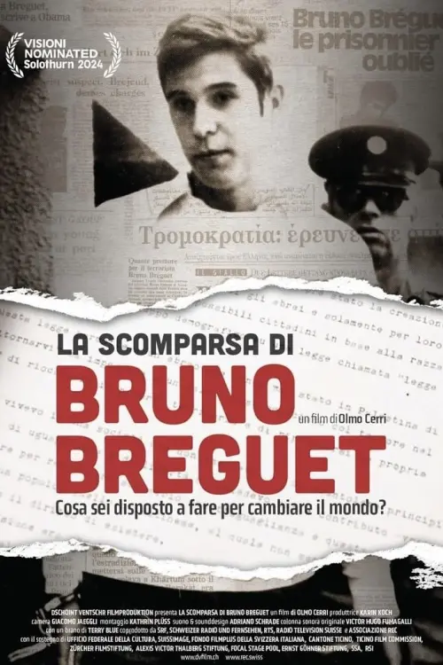 Movie poster "La scomparsa di Bruno Bréguet"