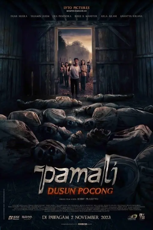 Movie poster "Pamali: Dusun Pocong"