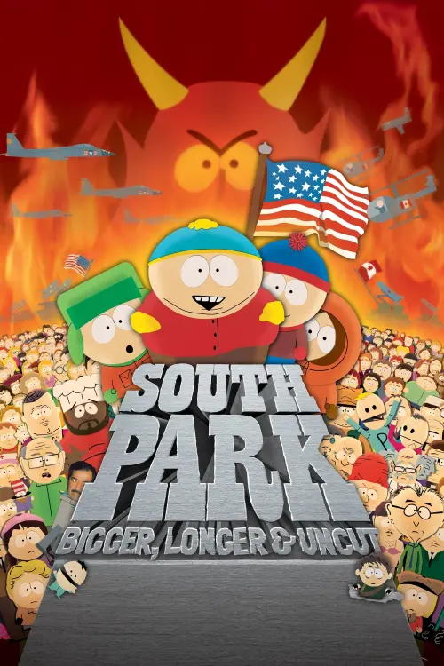 Movie poster "South Park: Bigger, Longer & Uncut"