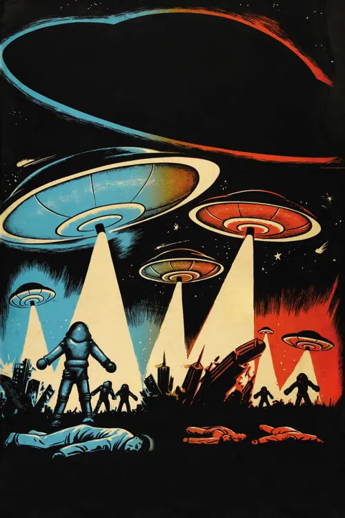 Movie poster "Earth vs. the Flying Saucers"