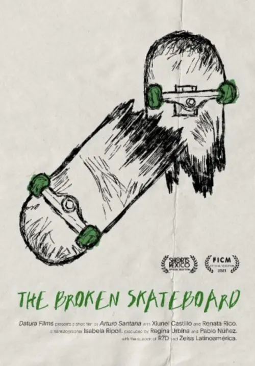 Movie poster "La Patineta Rota"