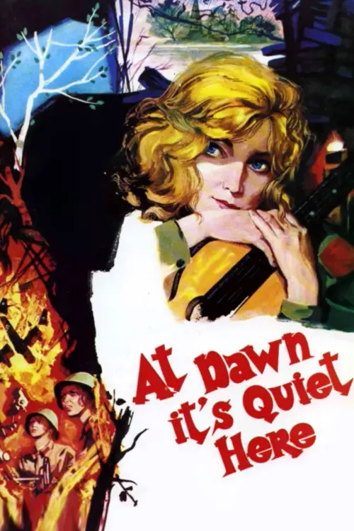 Movie poster "The Dawns Here Are Quiet"