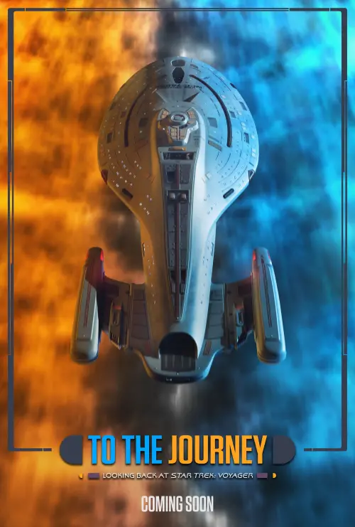 Movie poster "To the Journey - Looking Back at Star Trek: Voyager"