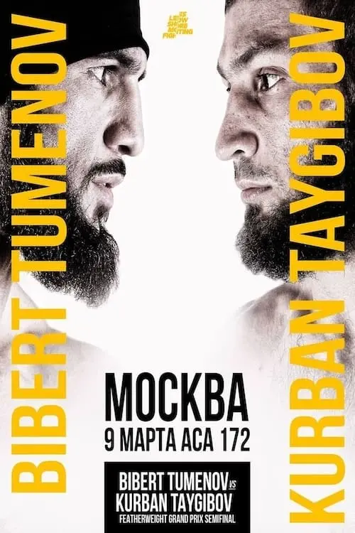 Movie poster "ACA 172: Tumenov vs. Taygibov"