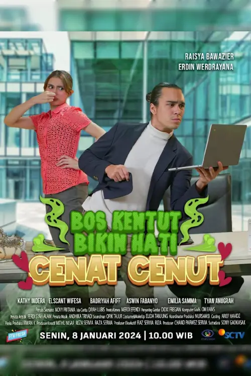 Movie poster "Bos Kentut Bikin Hati Cenat Cenut"