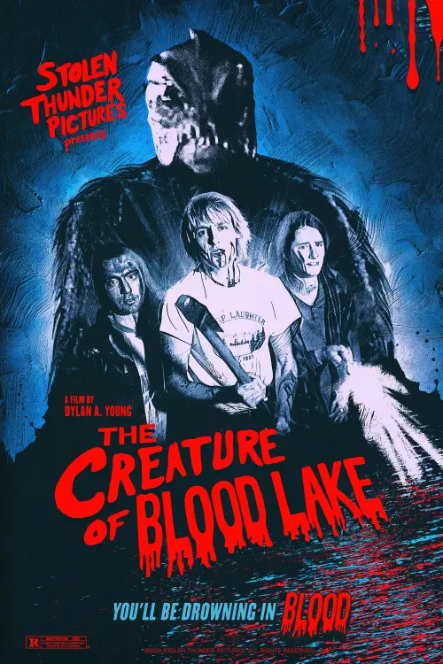 Movie poster "The Creature of Blood Lake"