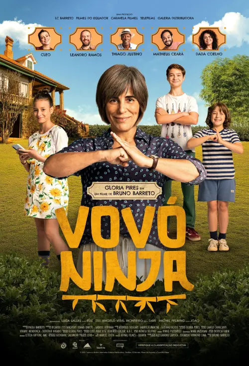 Movie poster "Vovó Ninja"